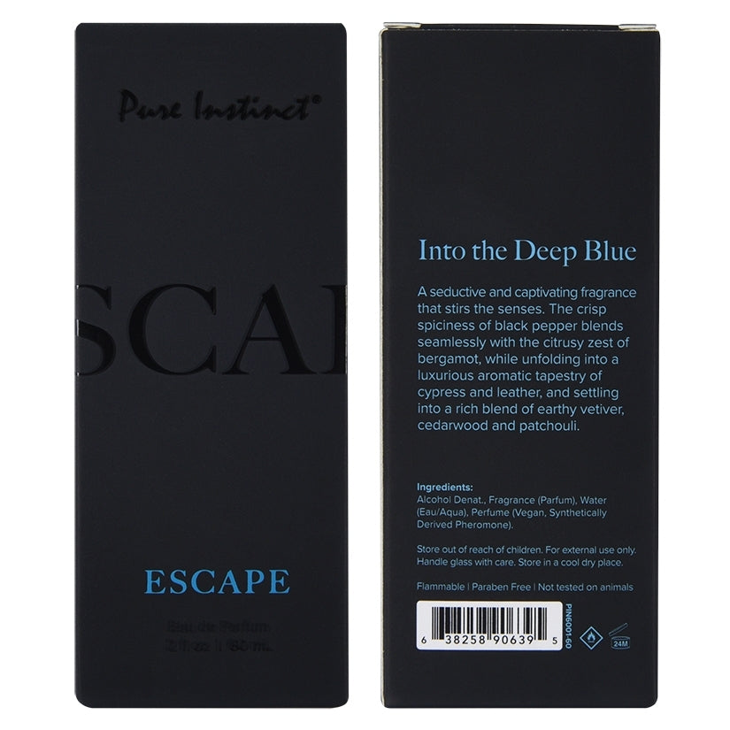 Pure Instinct Men's Collection Pheromone Perfume-Escape 60ml