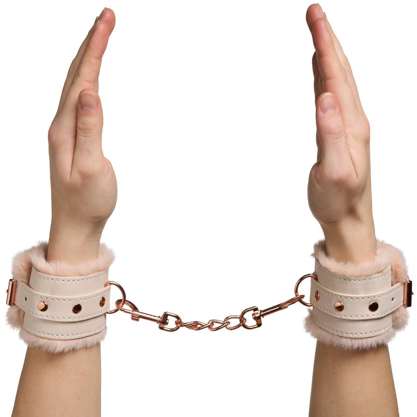 Sex & Mischief Peaches ‘n CreaMe Fur Handcuffs