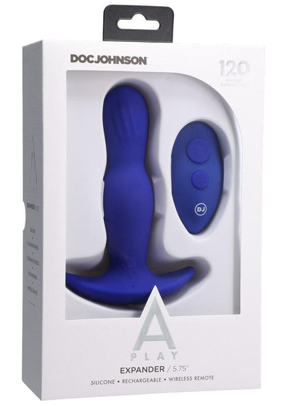 A-Play Expander Rechargeable Silicone Anal Plug with Remote Control