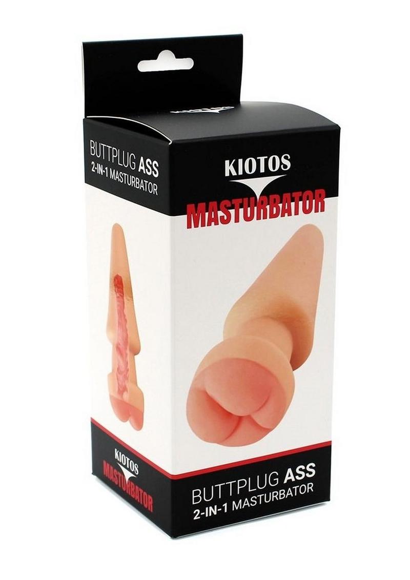 Masturbator Dildo 2-in-1 - Buttplug & Ass - Vanilla