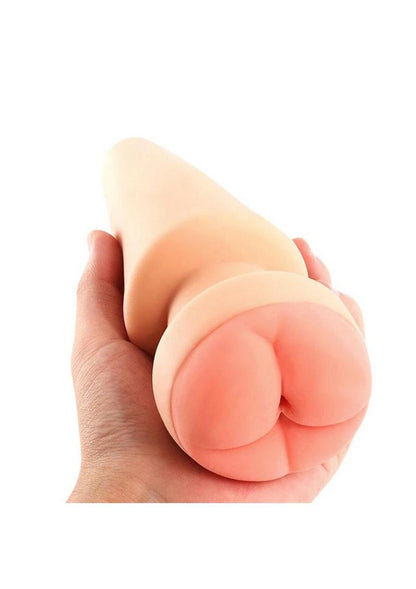 Masturbator Dildo 2-in-1 - Buttplug & Ass - Vanilla