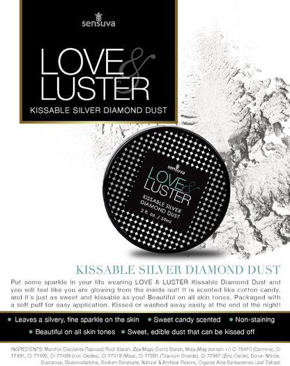 Love & Luster Kissable Silver Diamond Dust