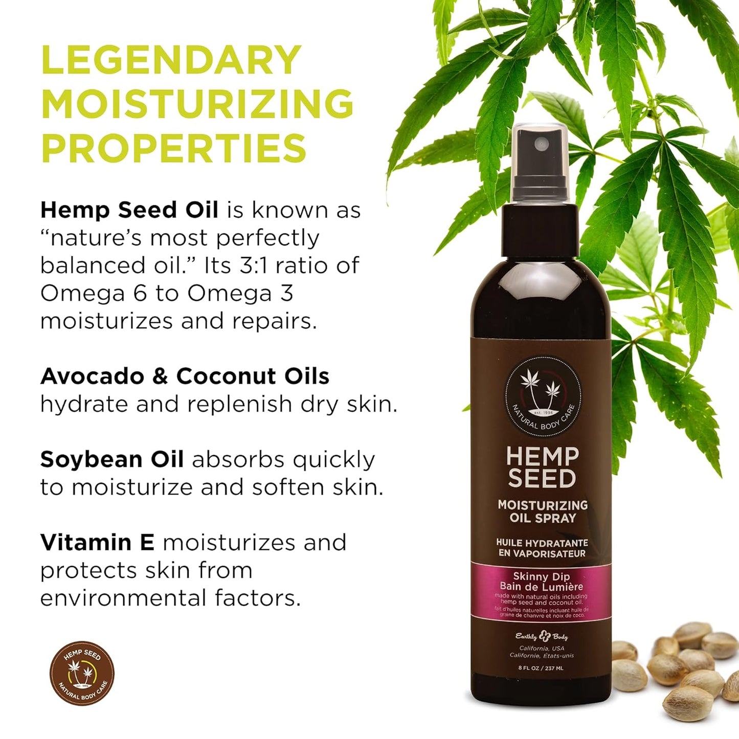 Earthly Body Moisturizing Oil Spray aka Body Dew