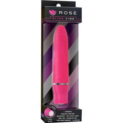 Rose Bliss Vibe-Fuchsia 4" - Pocket Rocket