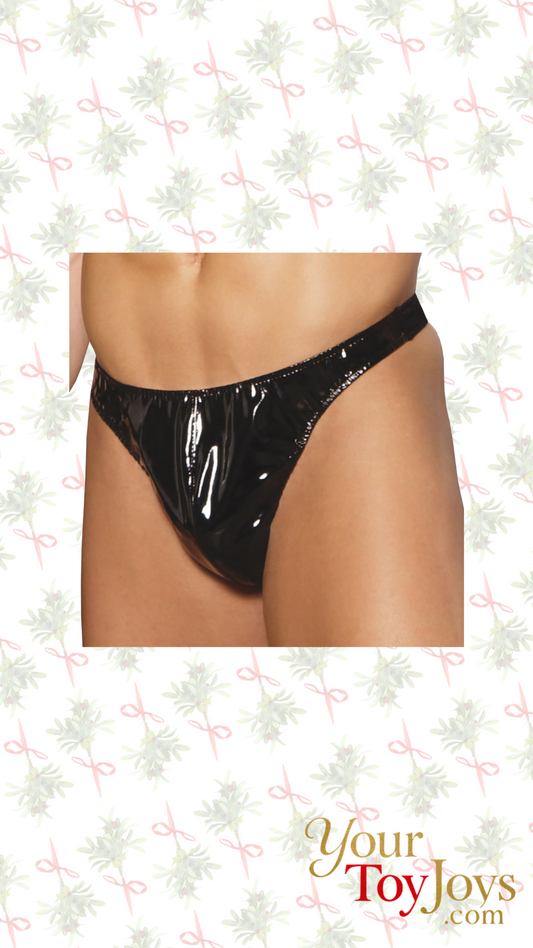 Men's Vinyl Thong