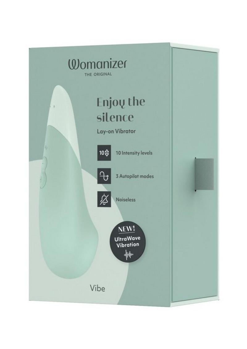 Womanizer Vibe product packaging on a white background