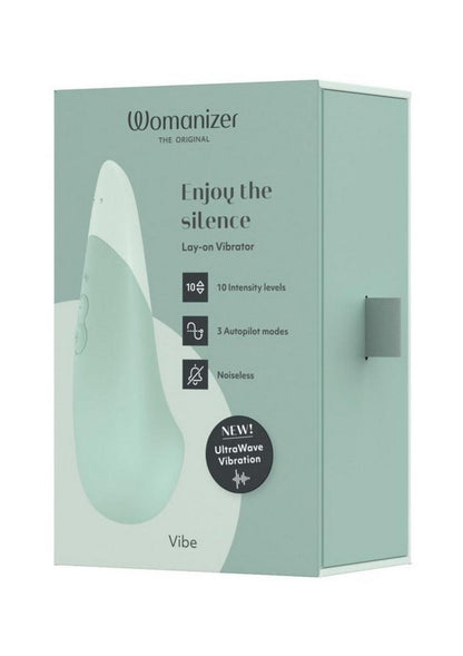 Womanizer Vibe product packaging on a white background