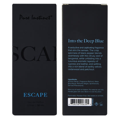 Pure Instinct Men's Collection Pheromone Perfume-Escape 60ml