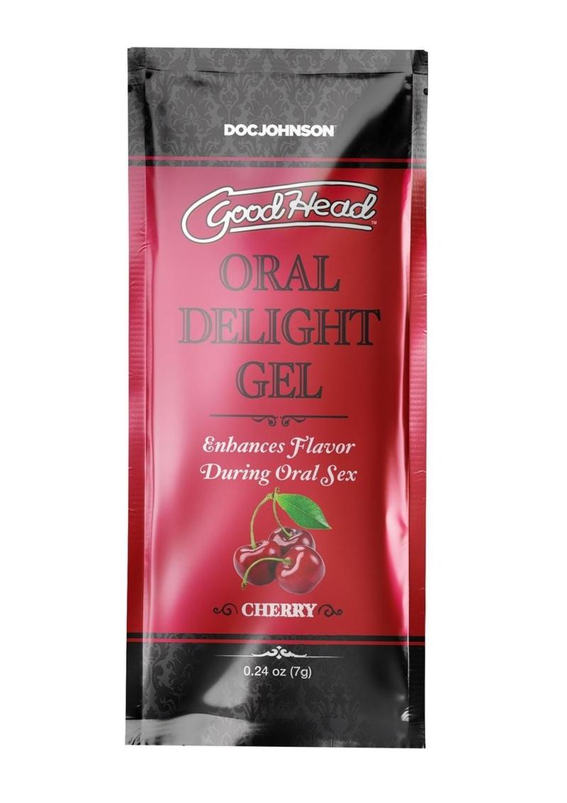 GoodHead Oral Delight Gel - Single Use Packet -  Cherry