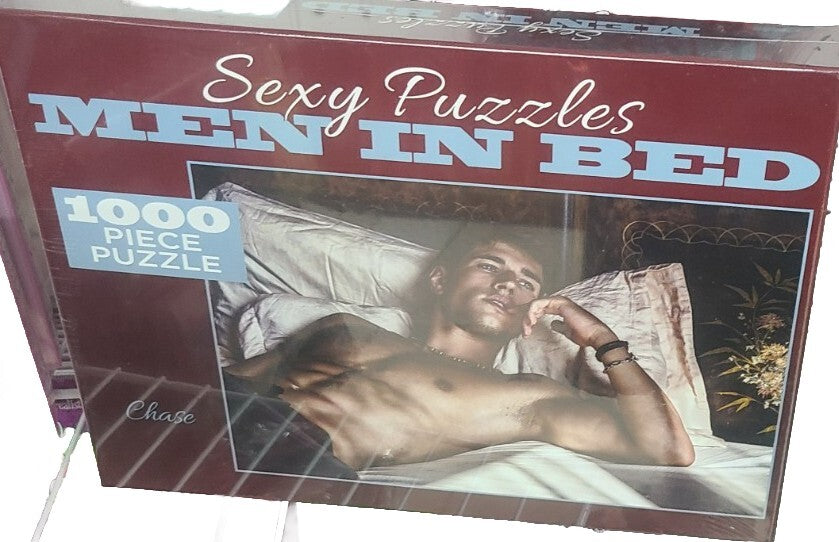 Sexy Jigsaw Puzzle Shirtless Men in Bed 1000 Piece